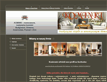 Tablet Screenshot of kominkibudmar.pl